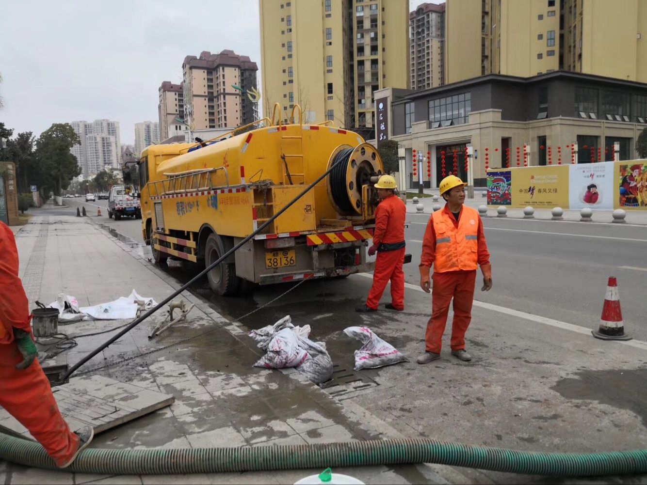 景谷排污管道清淤-管道清洗